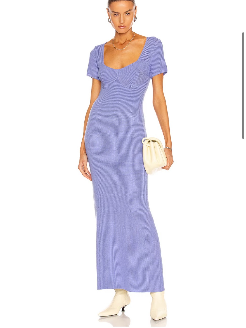 STAUD Knit Carmen Dress 💜